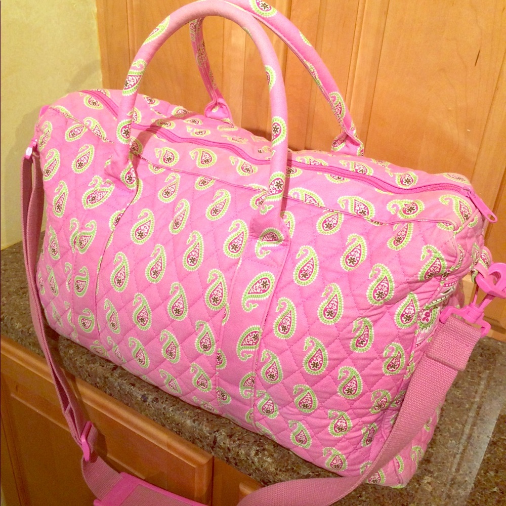Vera Bradley duffel bag.